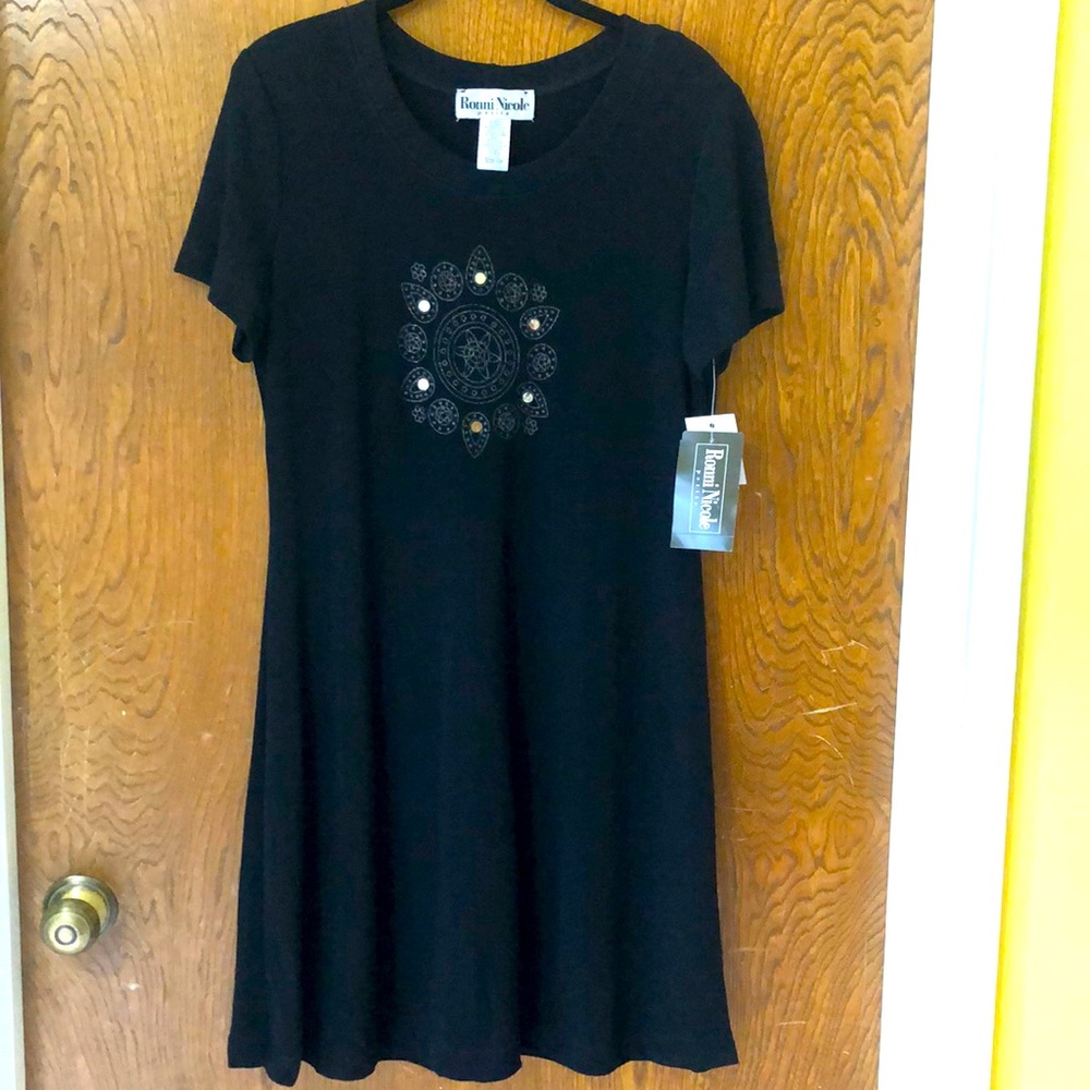 Ronnie Nicole Black Knit Dress.